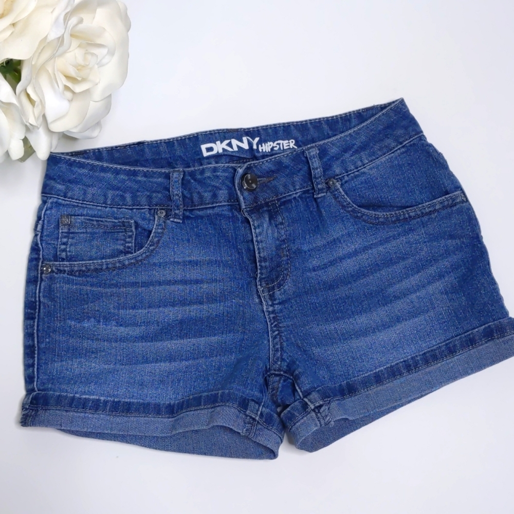 DKNY Hipster Girl Jean Shorts 14
